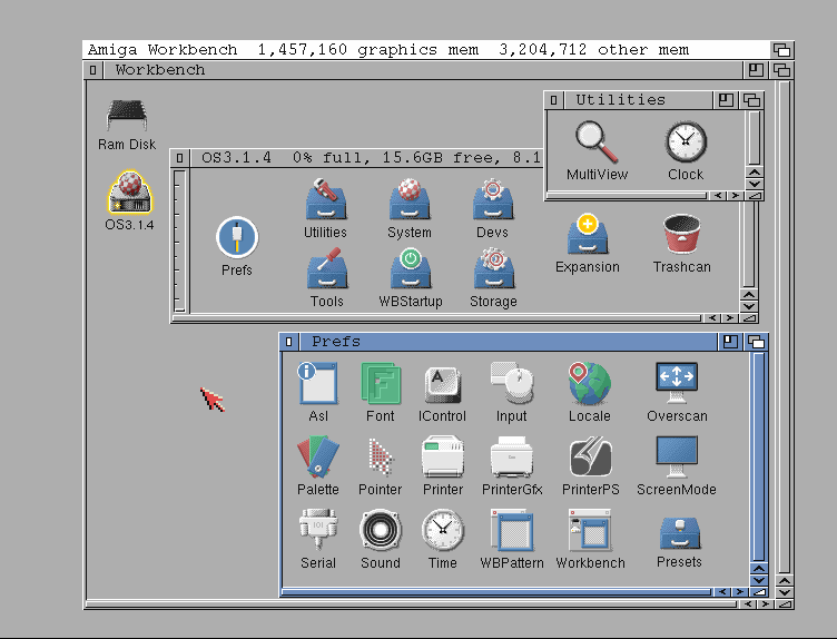 Amiga 1200 #632 Kickstart ROM New Workbench Amiga OS 3.1.4 System License 